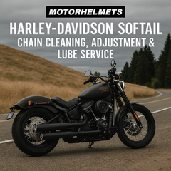 Harley-Davidson Softail Chain Cleaning, Adjustment & Lube Service – Fullerton, Orange County & Los Angeles | Motorhelmets