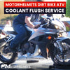 Motorcycle Repair Dirt Bike/ATV Coolant Flush Service Fullerton Orange County Los Angeles California / Motorhelmets
