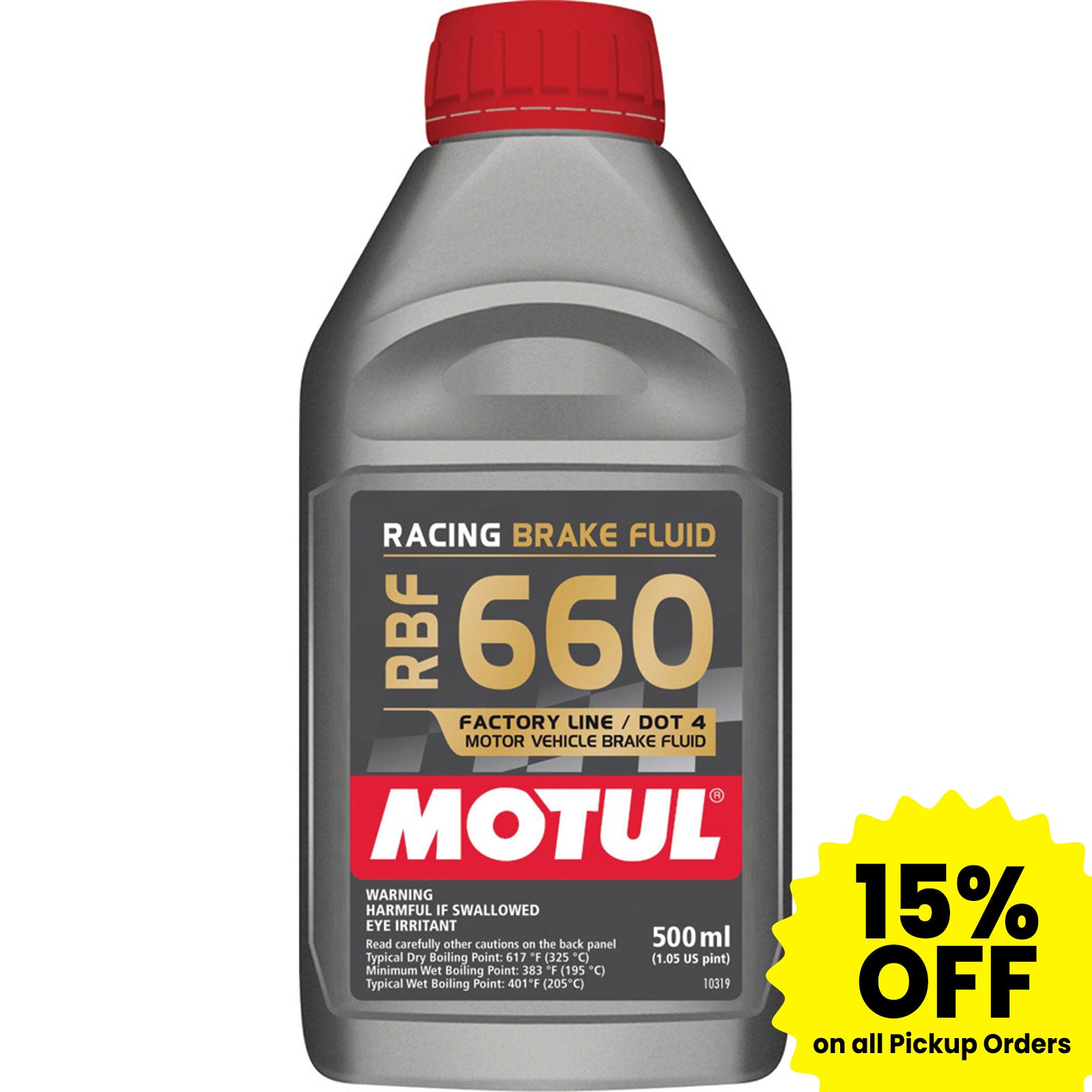 Motul RBF 660 Factory Line Brake Fluid-101667 Motul RBF 660 Factory Line Brake Fluid-101667