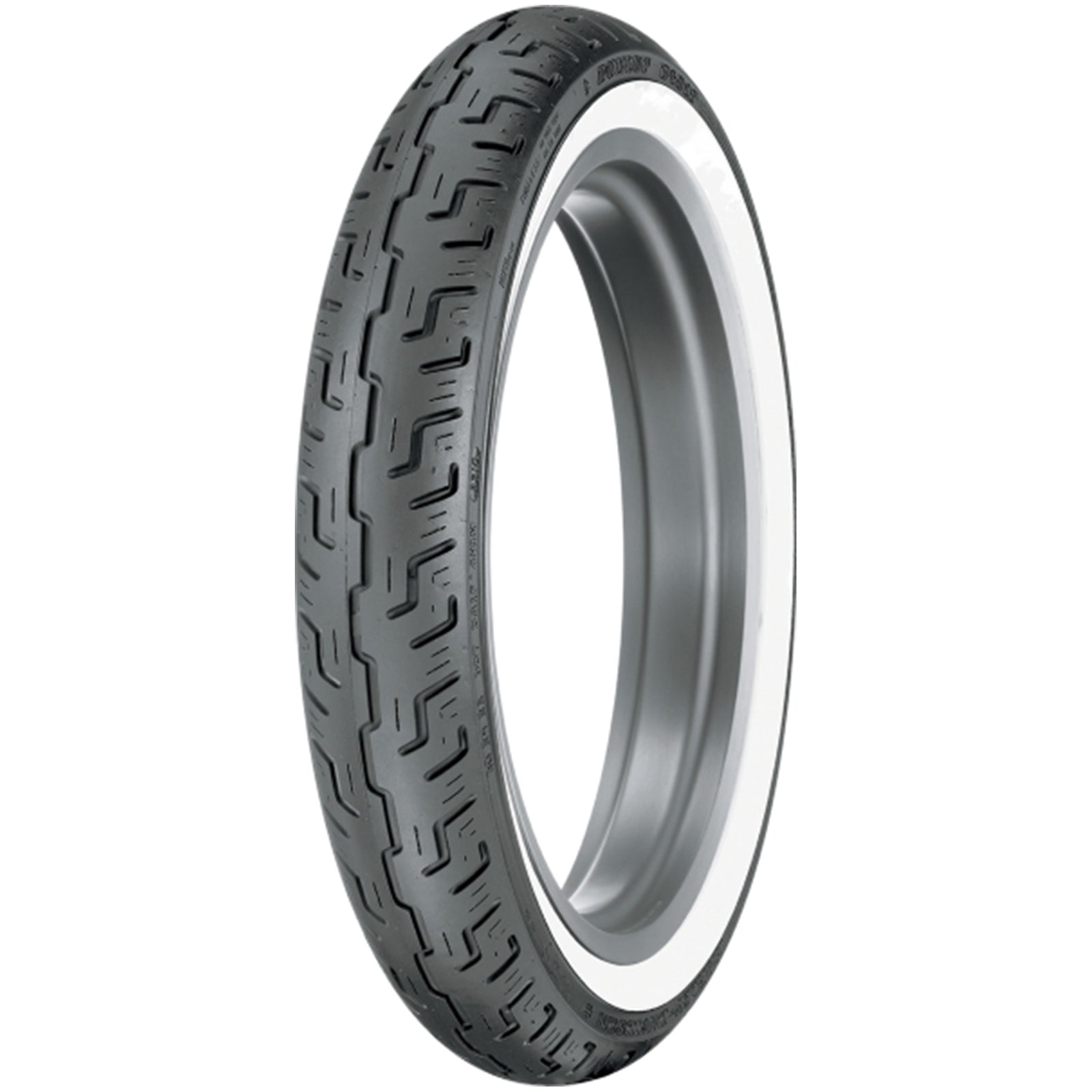 Dunlop D401 Wide Whitewall 19" Front Cruiser Tires-0305 Dunlop D401 Wide Whitewall 19" Front Cruiser Tires-0305