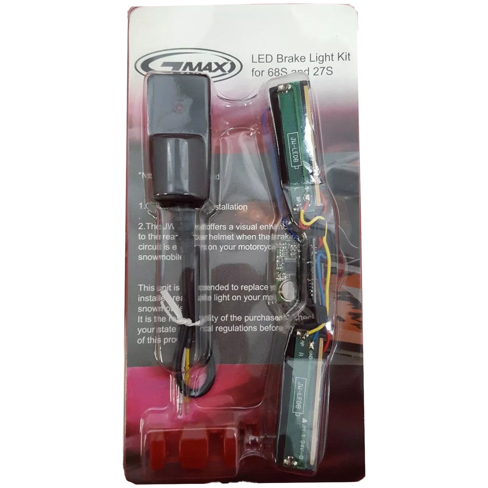 GMAX 68S & 27S Series LED Brake Light Kit Accessories (Brand New) GMAX 68S & 27S Series LED Brake Light Kit Accessories (Brand New)