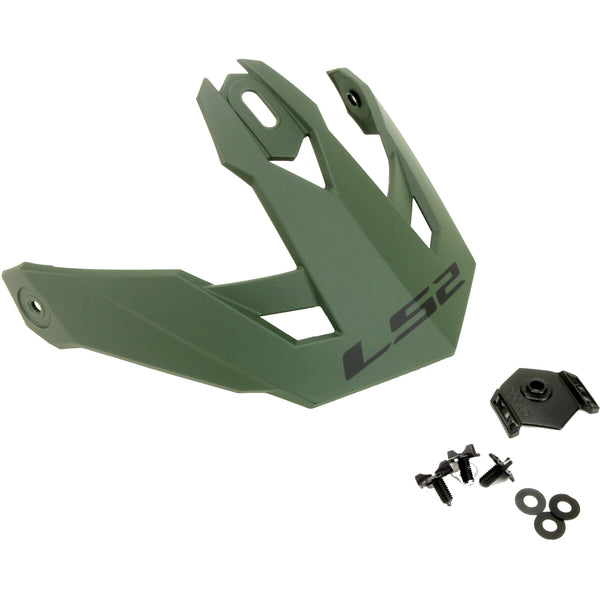 green ls2 helmets LS2 Drifter Peak Solid Helmet Accessories – Motorhelmets.com