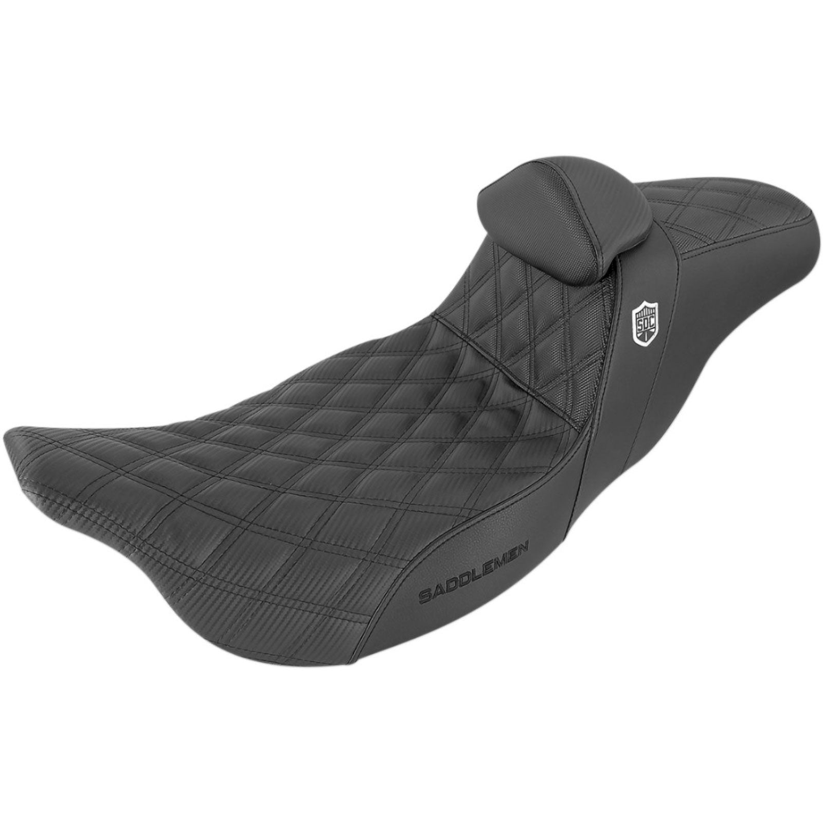Saddlemen 2008-2024 FLHR, FLHT, FLHX & FLTR SDC Pro Series Performance Gripper Seat With Driver's Lumbar Rest Motorcycle Accessories-0801 Saddlemen 2008-2024 FLHR, FLHT, FLHX & FLTR SDC Pro Series Performance Gripper Seat With Driver's Lumbar Rest Motorcycle Accessories-0801