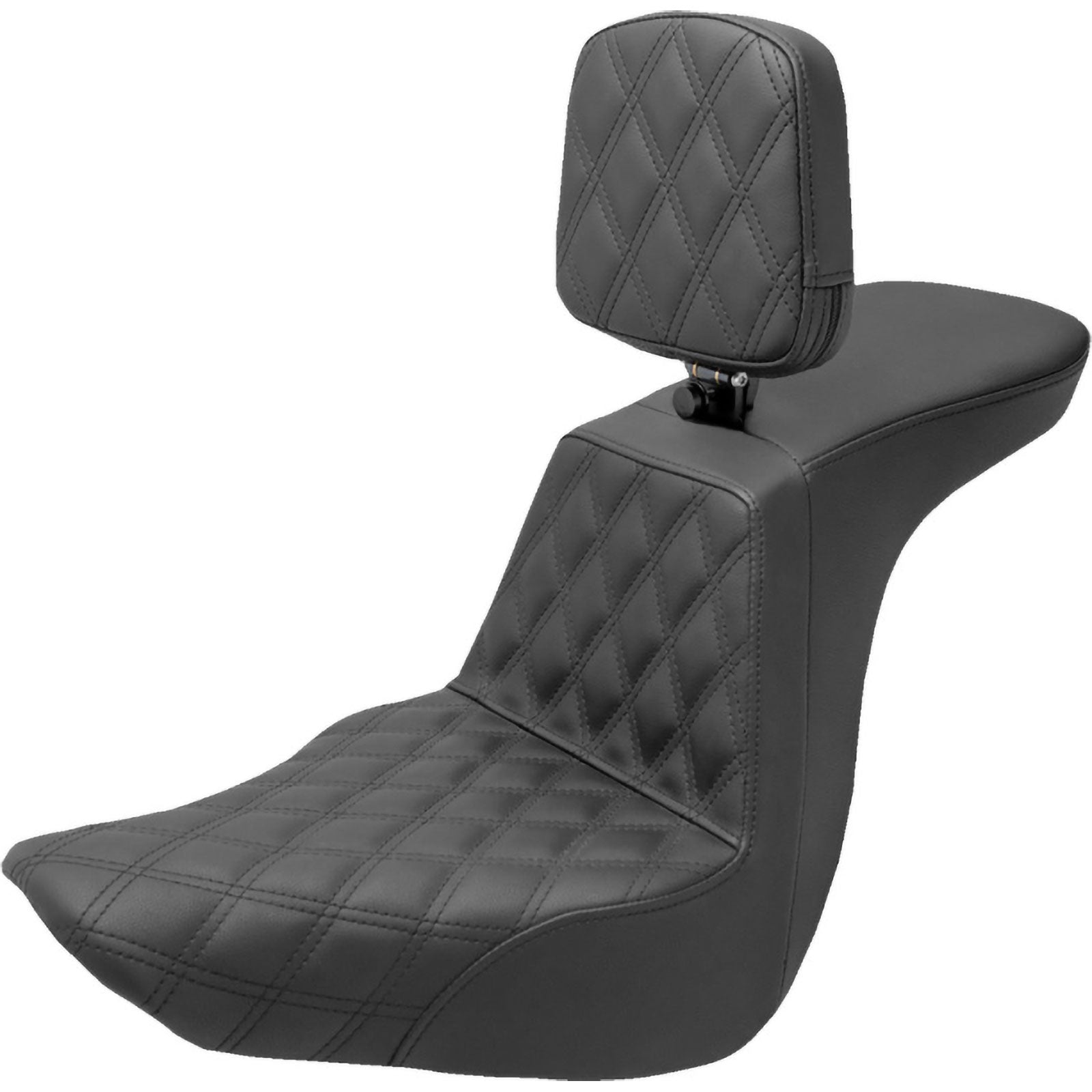 Saddlemen 2018-2024 FLSB, FXLR/S Tour Step-Up Seat w/ Rider Backrest Rider LS Motorcycle Accessories-0802 Saddlemen 2018-2024 FLSB, FXLR/S Tour Step-Up Seat w/ Rider Backrest Rider LS Motorcycle Accessories-0802