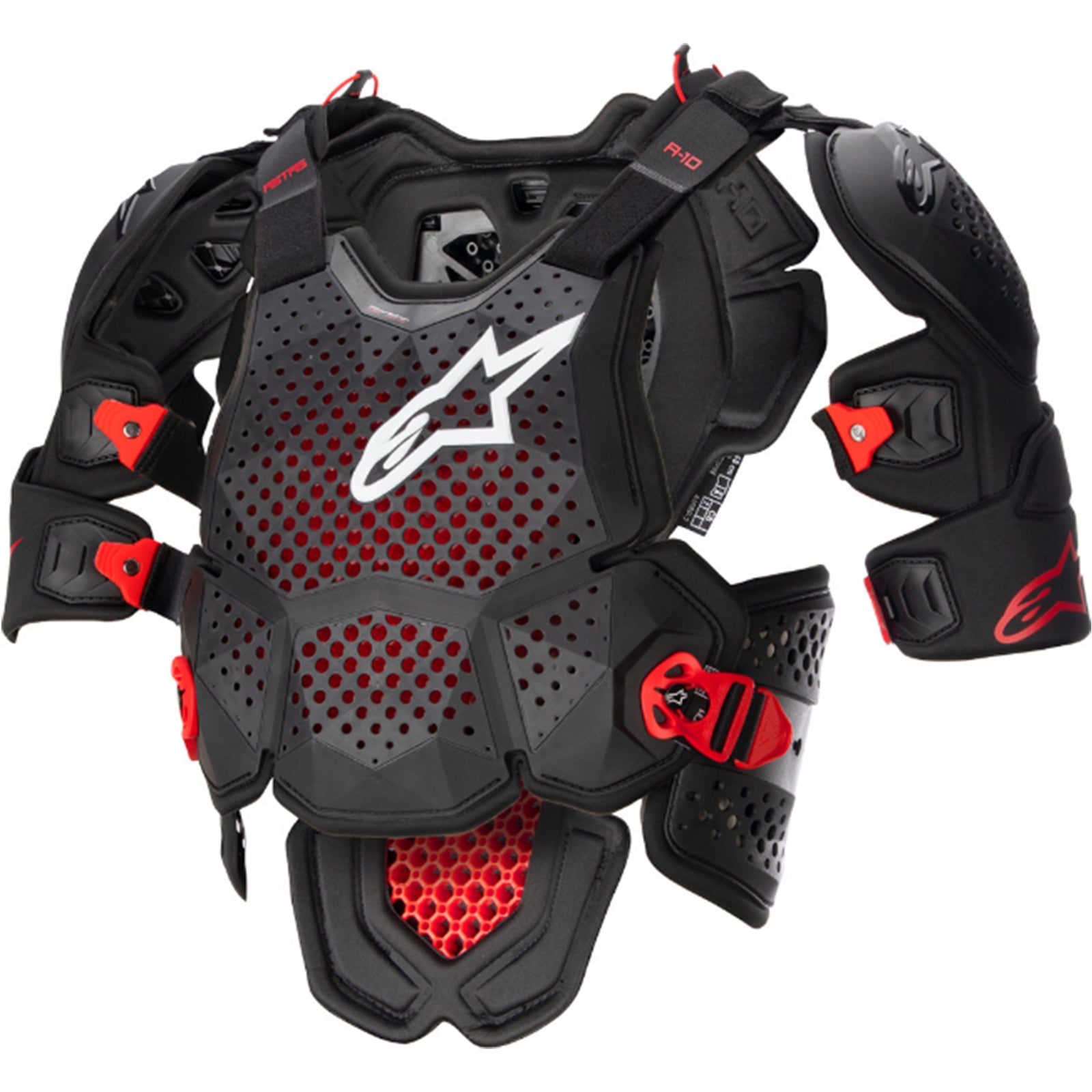 Alpinestars A-10 V2 Full Chest Guard Adult Off-Road Body Armor-2701 Alpinestars A-10 V2 Full Chest Guard Adult Off-Road Body Armor-2701