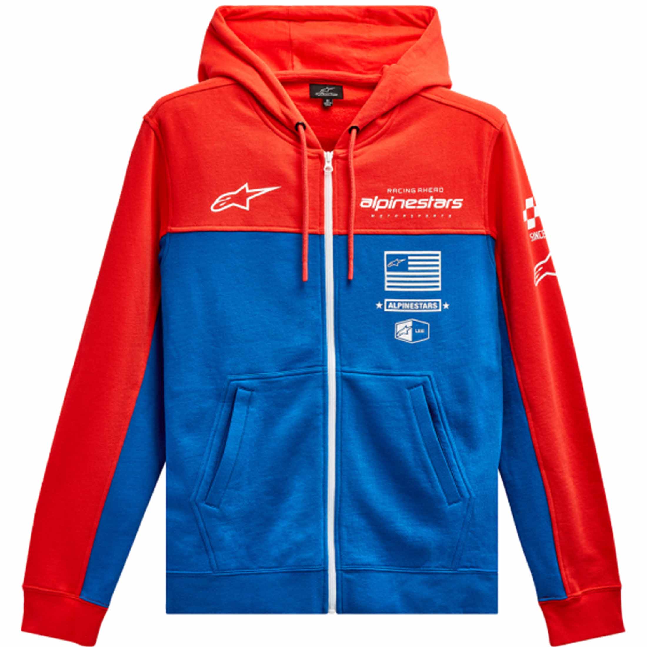Alpinestars H Block Men's Hoody Zip Sweatshirts-3050 Alpinestars H Block Men's Hoody Zip Sweatshirts-3050