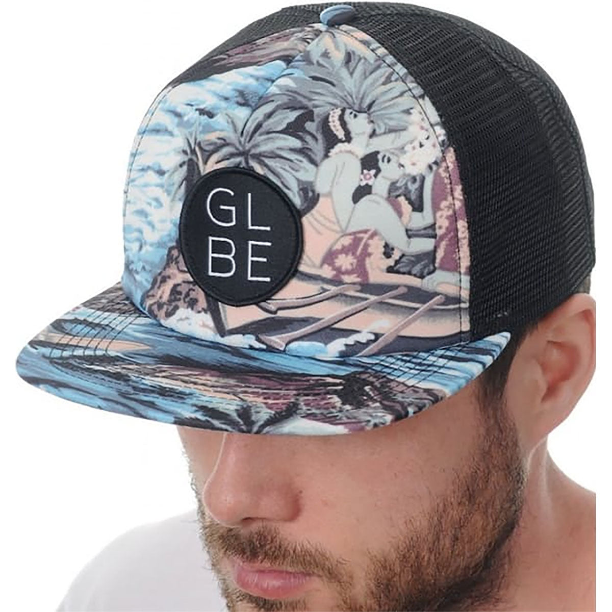 Globe Neville Men's Trucker Snapback Adjustable Hats-GB71429014 Globe Neville Men's Trucker Snapback Adjustable Hats-GB71429014