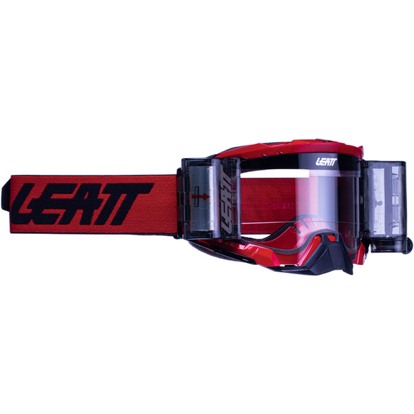 leatt 5.5 goggles Leatt Velocity 5.5 Roll-Off V22 Goggles - Red
