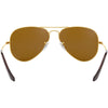 Ray-Ban Aviator Classic Adult Aviator Sunglasses (Refurbished, Without Tags)