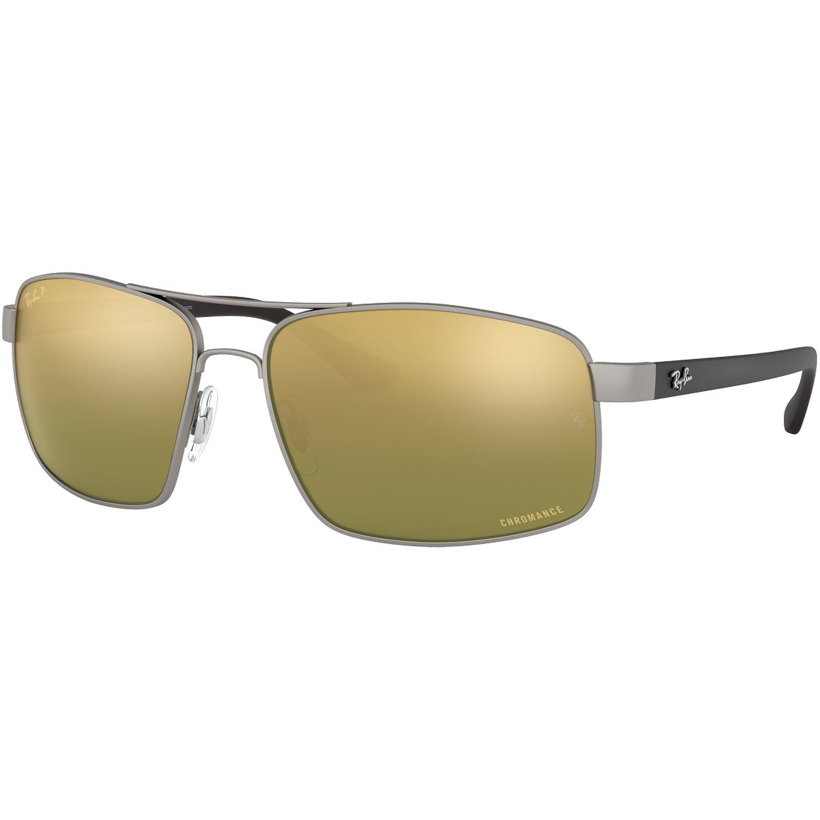 Ray-Ban RB3604CH Chromance Mirrored Rectangular Men's Lifestyle Polarized Sunglasses-0RB3604CH Ray-Ban RB3604CH Chromance Mirrored Rectangular Men's Lifestyle Polarized Sunglasses-0RB3604CH