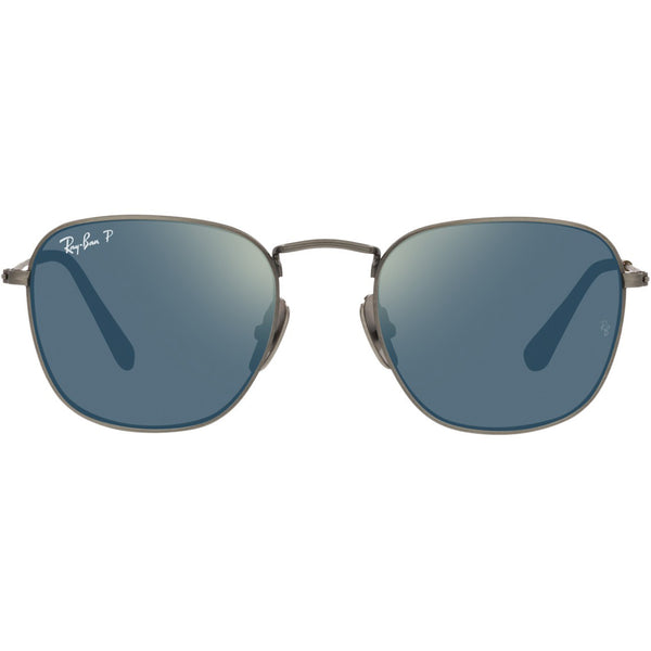 Ray-Ban Frank Titanium Men's Wireframe Polarized Sunglasses