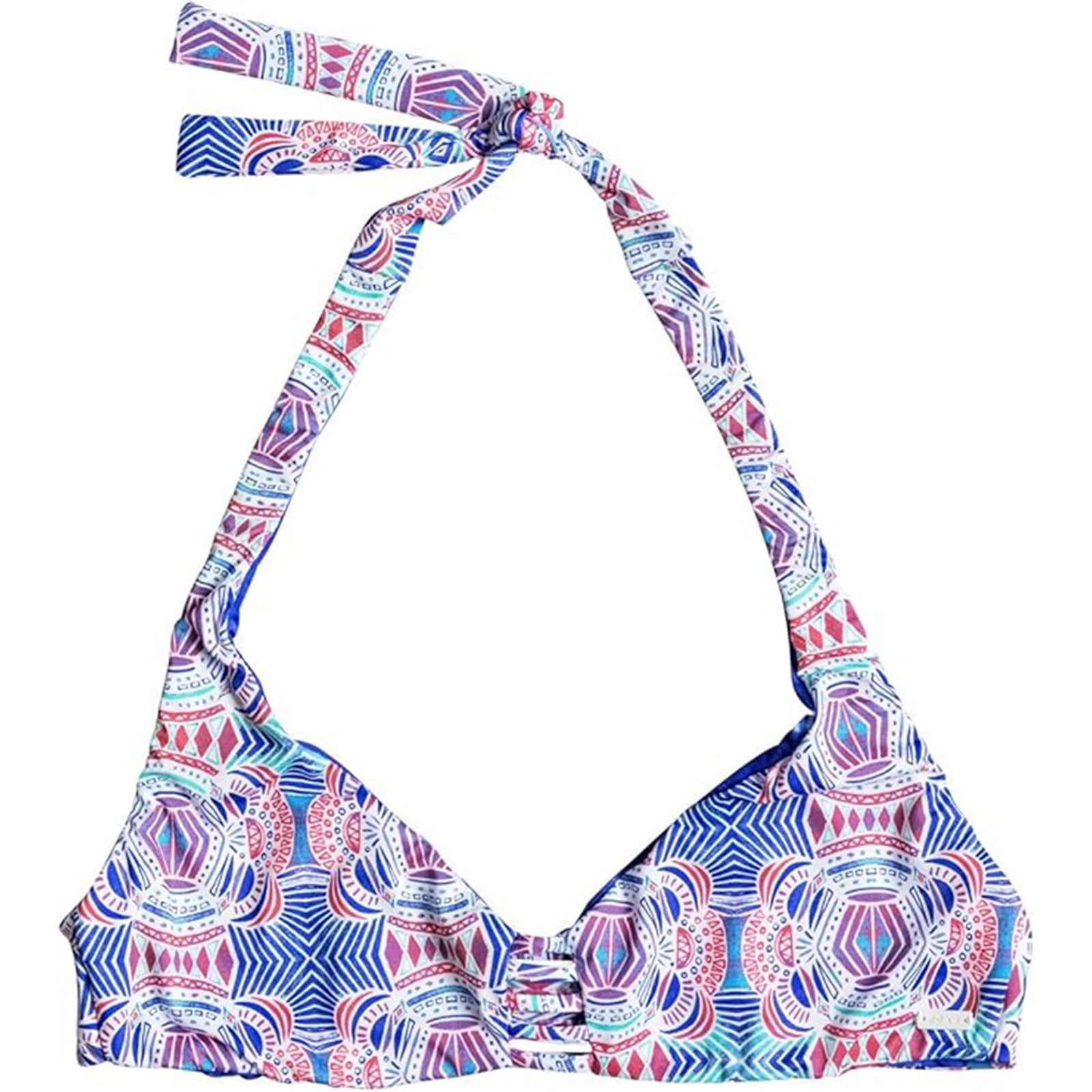 Roxy Print Strappy Love Reversible Athletic Triangle Women's Top Swimwear-ERJX303380 Roxy Print Strappy Love Reversible Athletic Triangle Women's Top Swimwear-ERJX303380