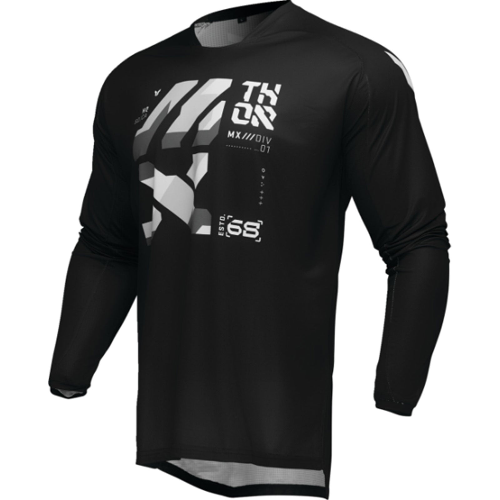 Thor MX Launchmode Brave LS Men's Off-Road Jerseys-2910 Thor MX Launchmode Brave LS Men's Off-Road Jerseys-2910