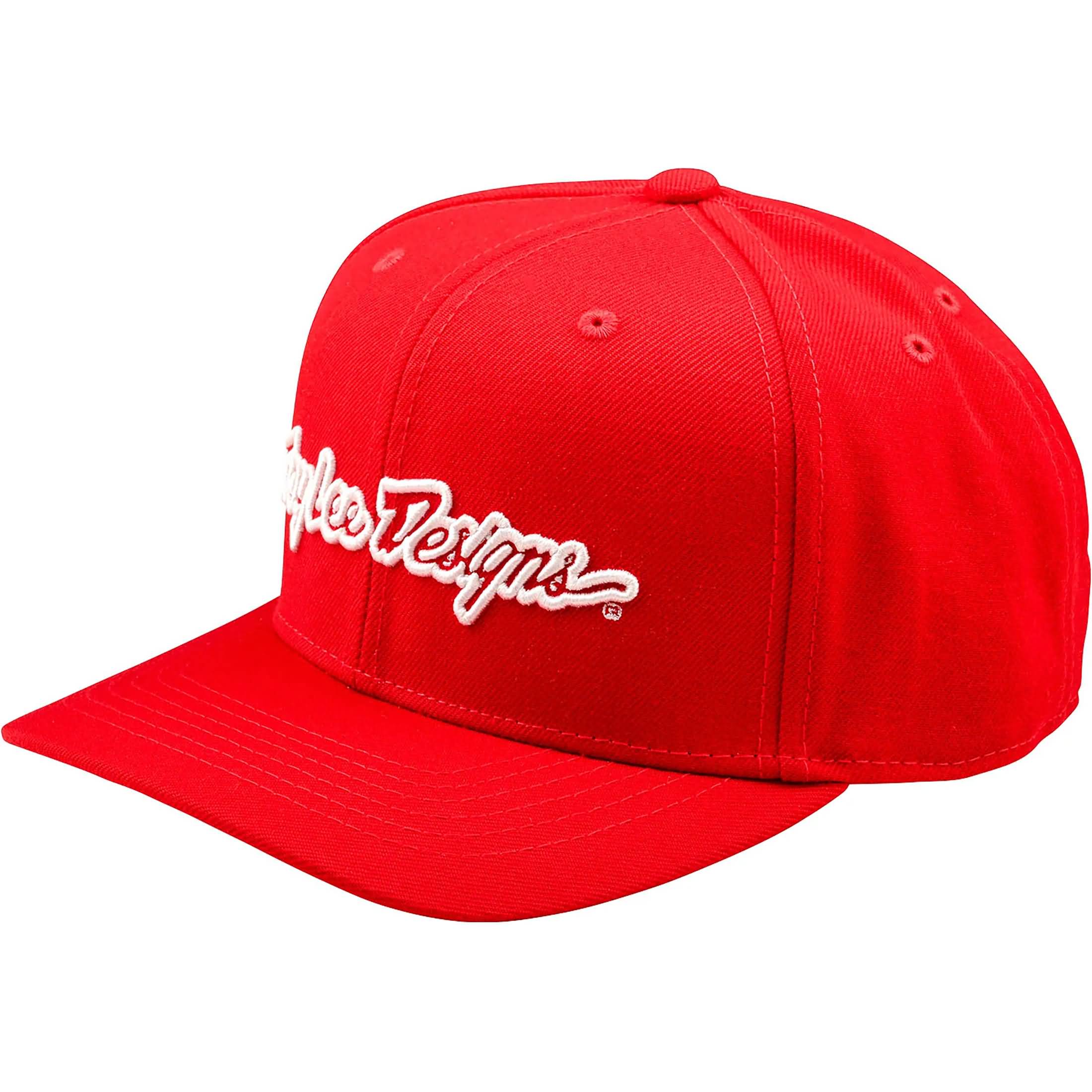 Troy Lee Designs Signature Curved Men's Snapback Adjustable Hats-766917001 Troy Lee Designs Signature Curved Men's Snapback Adjustable Hats-766917001