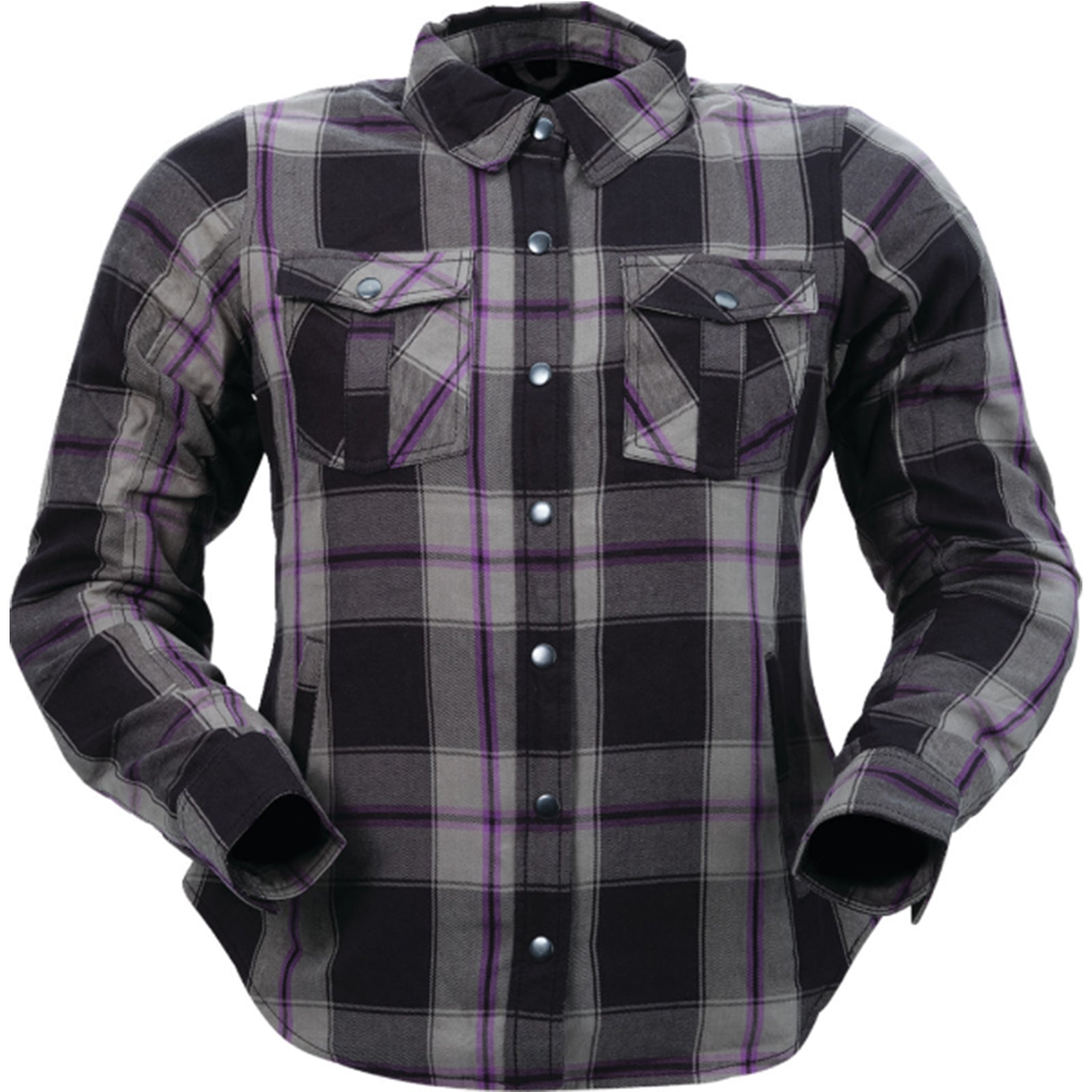 Z1R Ashwood Flannel Women's Button Up Long-Sleeve Shirts-3041 Z1R Ashwood Flannel Women's Button Up Long-Sleeve Shirts-3041