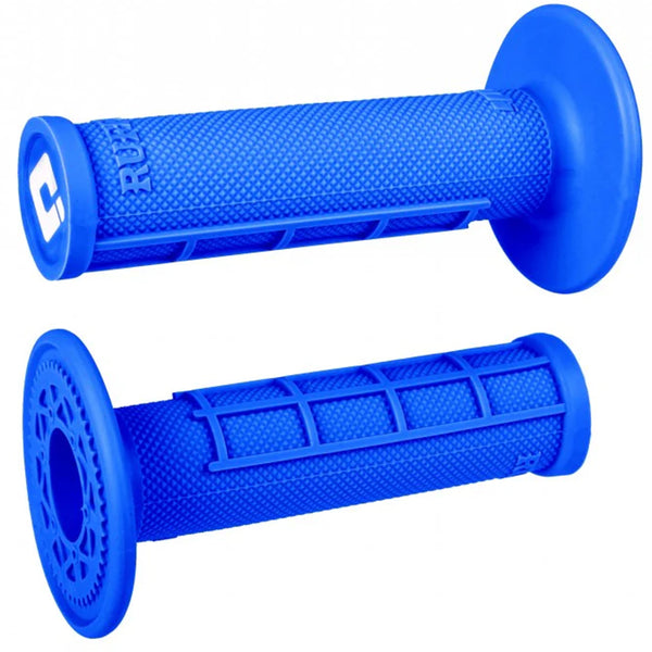 ODI Half-Waffle Motorcycle Grips - Gray Single-Ply Motocross/Off-Road Hand Grips