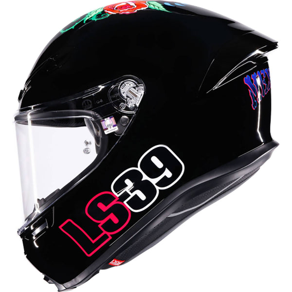 agv bike helmets side view K6 S Salom Tribute Helmet M filter-device-18 litres Size:PCH-C-791XXXH Fit especially designed to JOURMON Travel Makeup Train