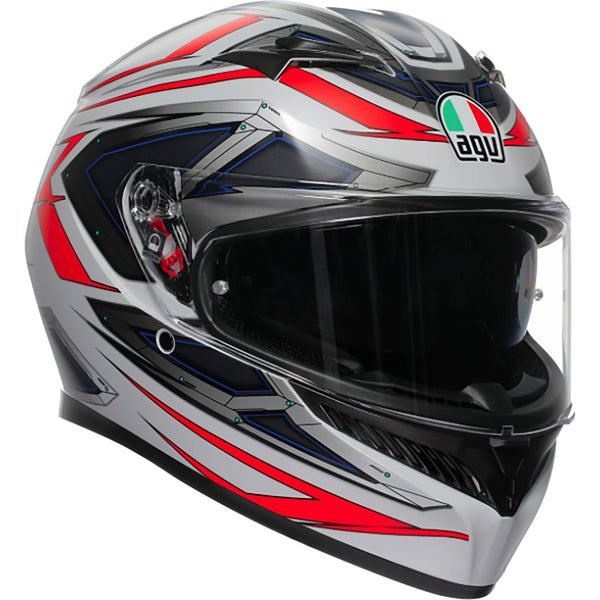 AGV K3 SV Lサイズ AGV K3 helmet Fortify grey black fluo yellow - Helmetdiscounter