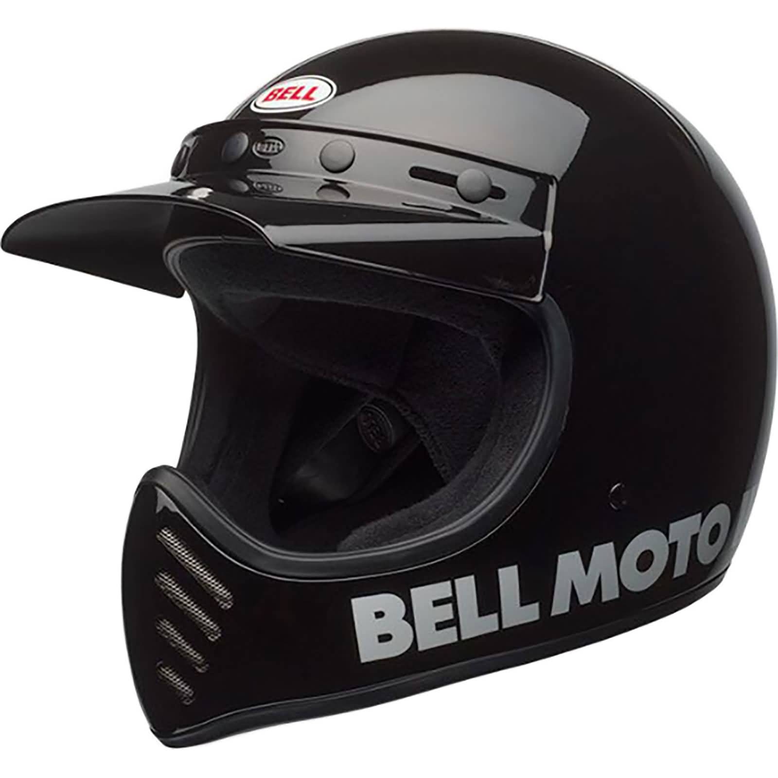 Bell Moto-3 Classic Solid Adult Off-Road Helmets-7152101 Bell Moto-3 Classic Solid Adult Off-Road Helmets-7152101