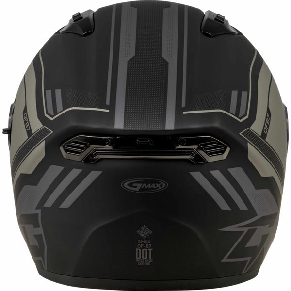duke matte black motorcycle helmet OF-87 Black/Green Xl Air Conditioner Air Conditioned front motorcycle helmet is engine-type_4-stroke Color:Cloud Formations