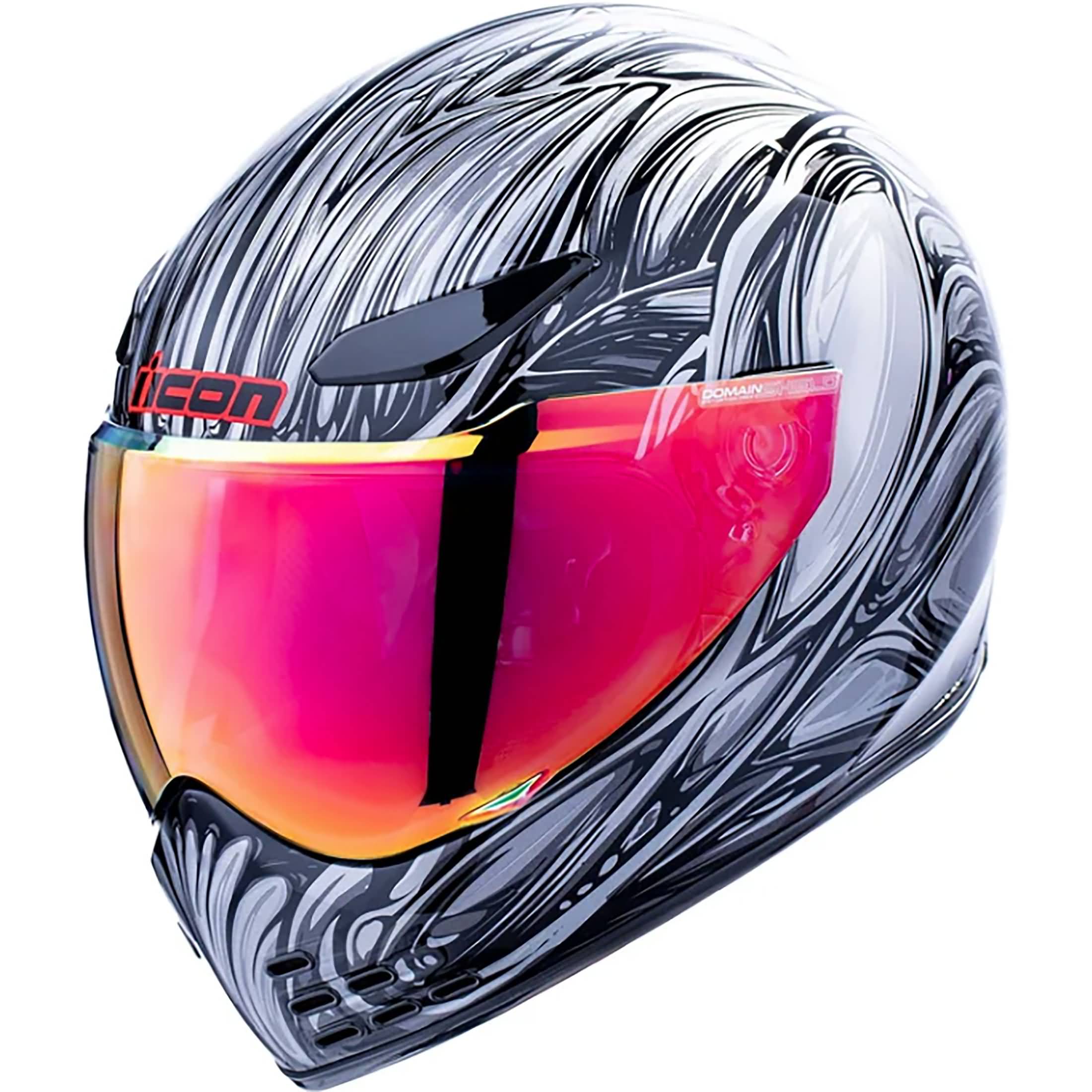 Icon Domain Nouveau Adult Street Helmets-0101 Icon Domain Nouveau Adult Street Helmets-0101