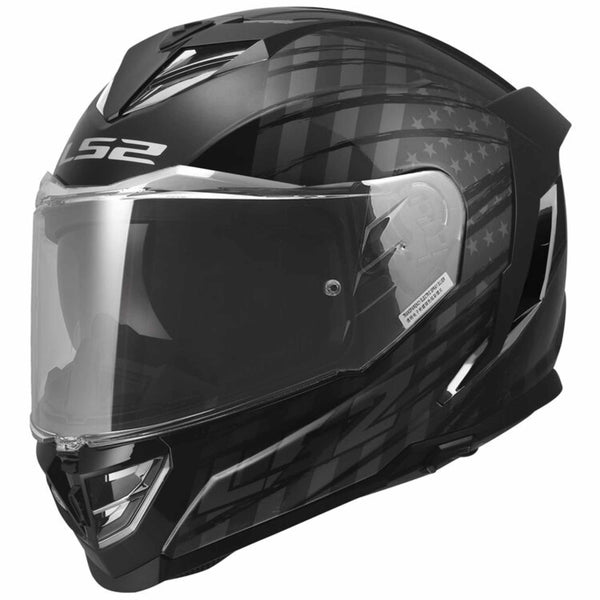 LS2 Assault III Flag Helmet - Black