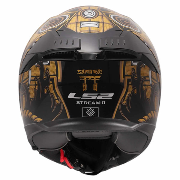 king black and gold motorcycle helmet amazon ls2 LS2 Stream II Samurai Adult Street Helmets