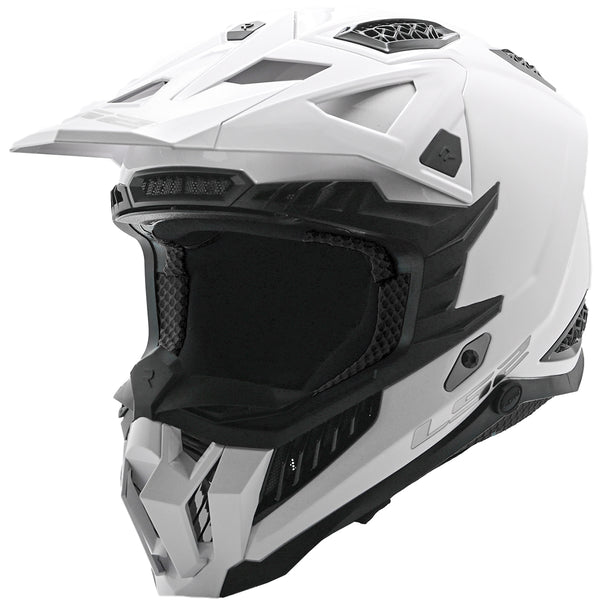 ls2 cafe racer helmet LS2 X Force Solid Adult Off-Road Helmets – Motorhelmets.com