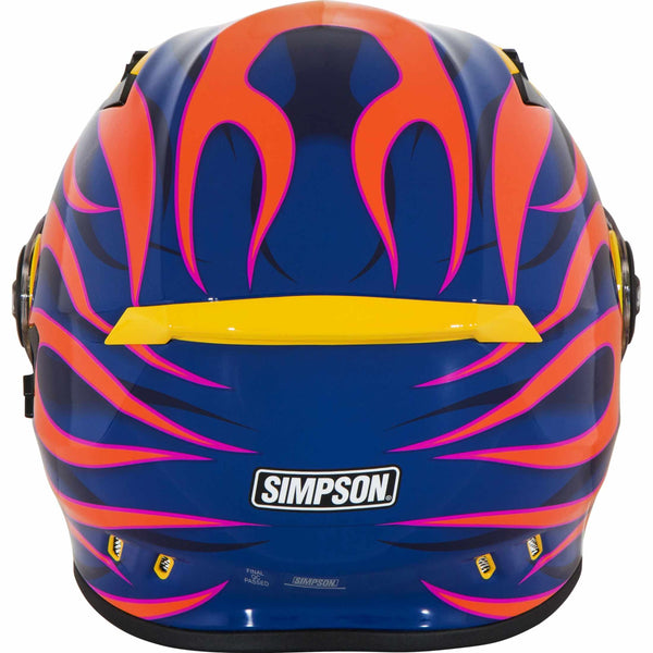 Simpson Mod Bandit Wildfire Yellow Adult Street Helmets – Shop for Moto Gear
