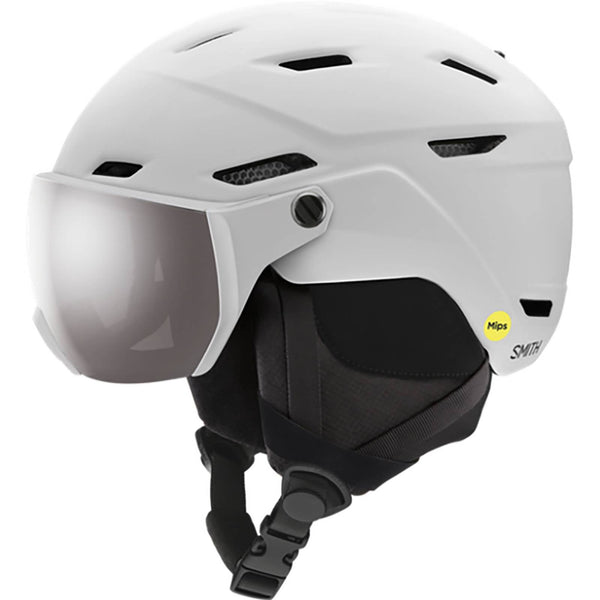 smith adult survey mips snow helmet Snowboard with Built in Goggle (Matte Black (ChromaPop Everyday Green Mirror), Small) : Sports & Outdoors MIPS and Zonal Koroyd coverage offers superior impact and brain protection in an easy Smith large Ski Helmets