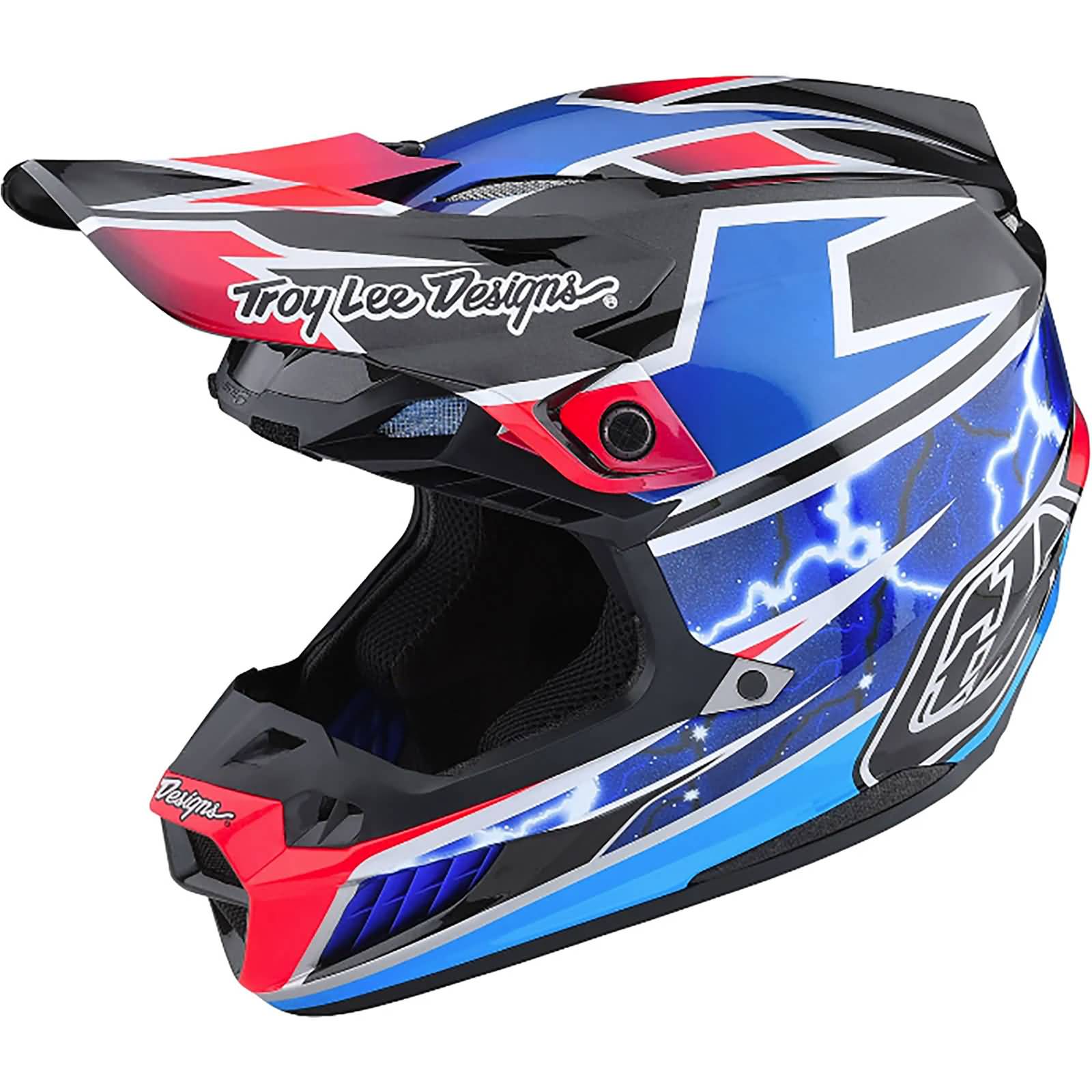 Troy Lee Designs SE5 Composite Lightning MIPS Adult Off-Road Helmets-182325001 Troy Lee Designs SE5 Composite Lightning MIPS Adult Off-Road Helmets-182325001