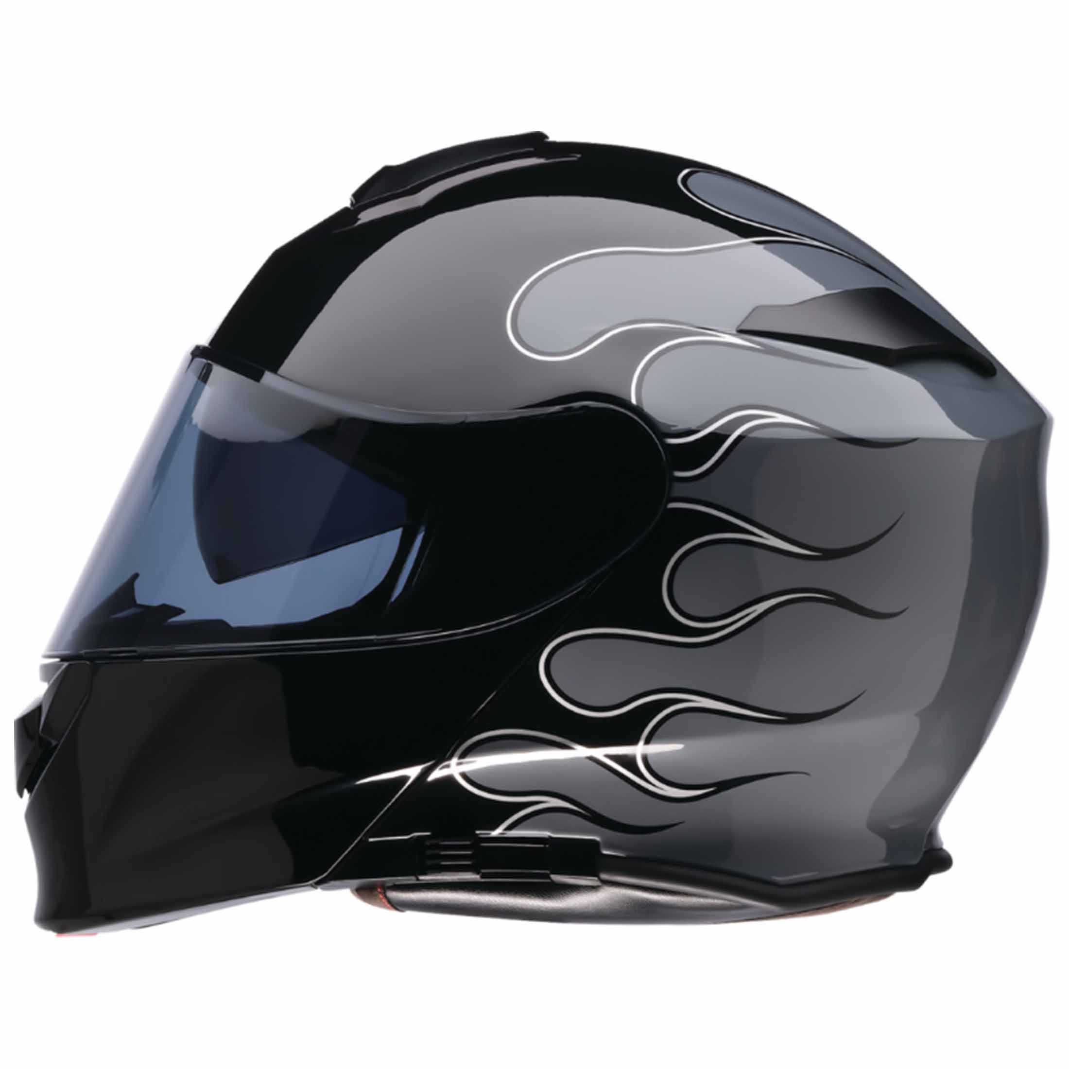 Z1R Solaris 2.0 Flame Modular Adult Street Helmets-0100 Z1R Solaris 2.0 Flame Modular Adult Street Helmets-0100