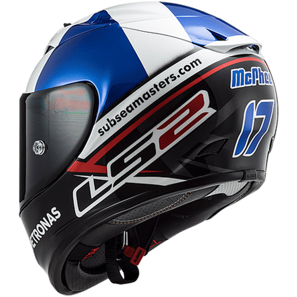 LS2 Arrow EVO Mcphee Helmet - Blue/White/Black LS2 Arrow EVO Mcphee Helmet - Blue/White/Black