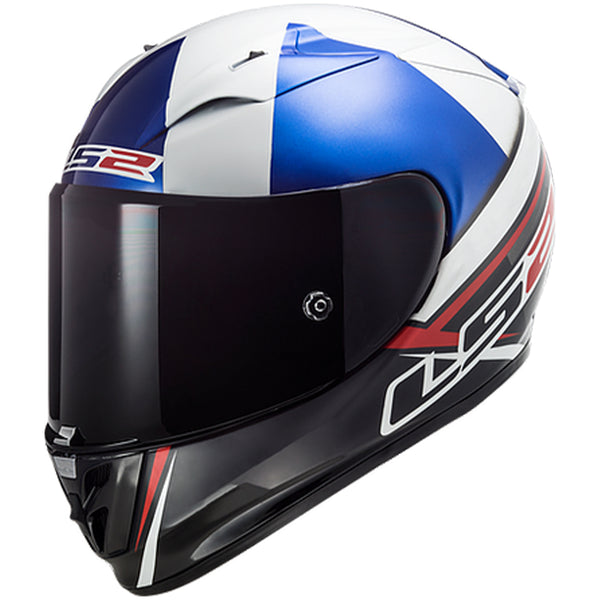 helmet scrambler brand ls2 LS2 Arrow EVO Mcphee Helmet - Blue/White/Black