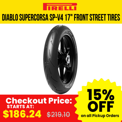 Pirelli Diablo Supercorsa SP-V4 17" Front Street Tires-0301