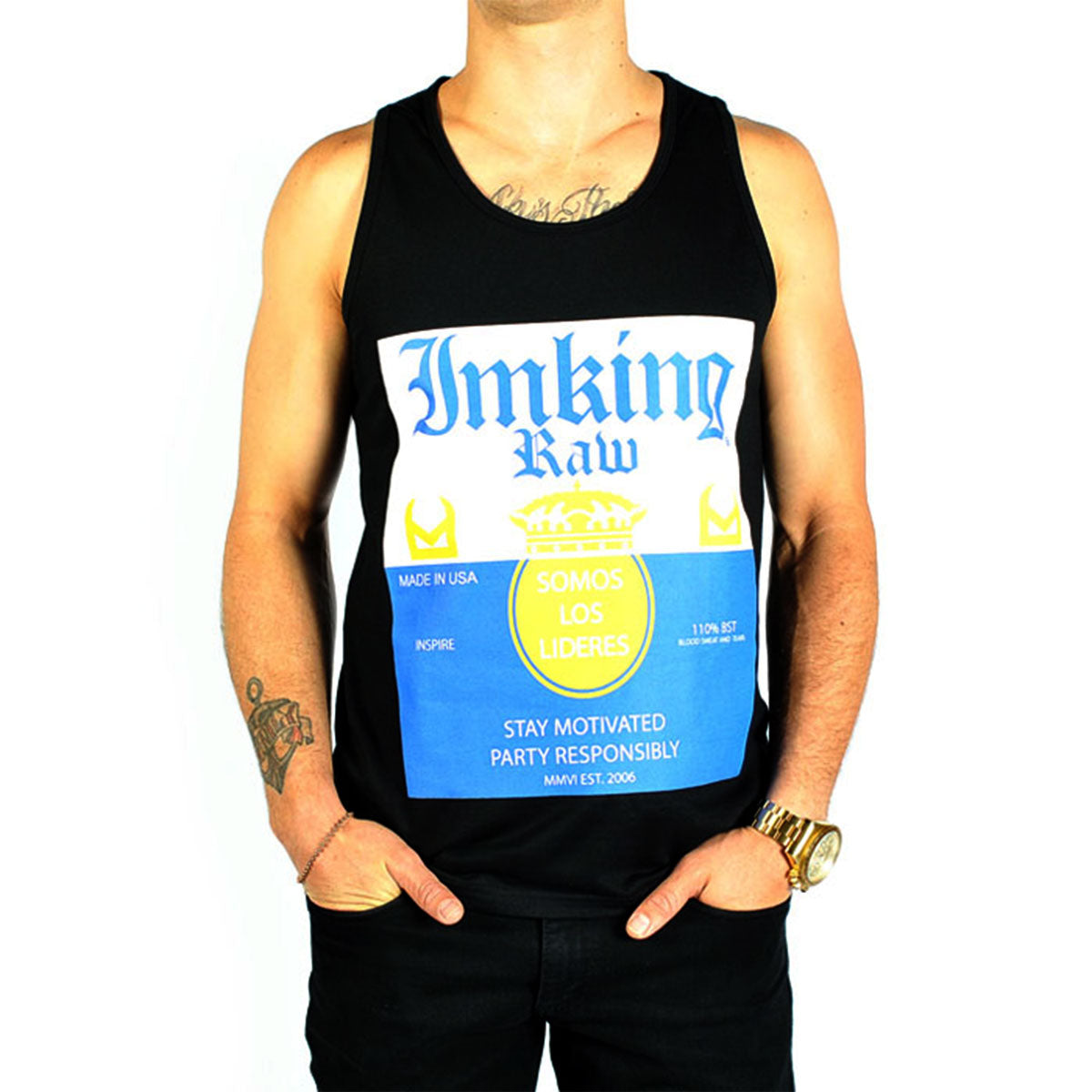 IMKING Monarch Men's Tank Shirts-IK13SP522T IMKING Monarch Men's Tank Shirts-IK13SP522T