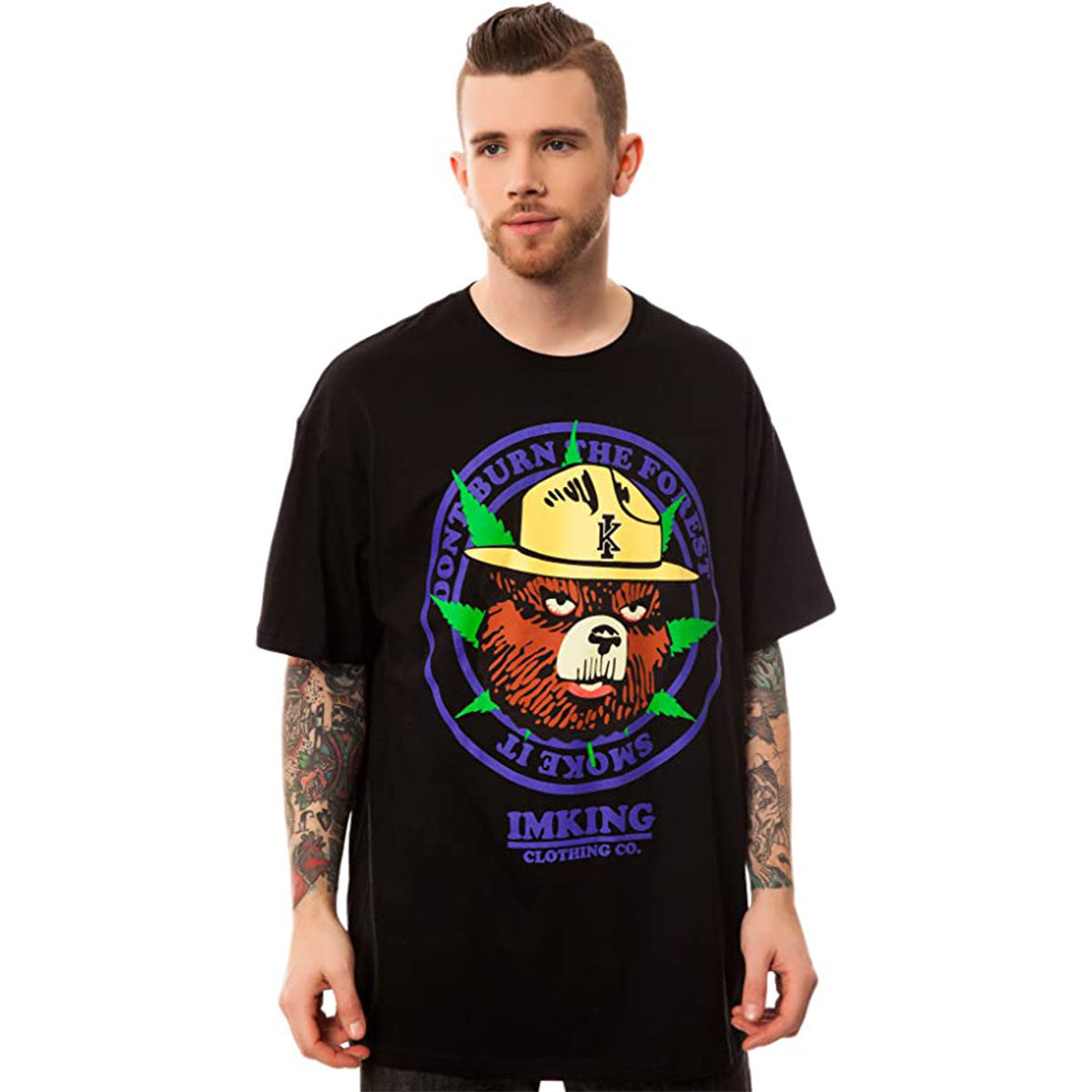 IMKING Smokey Men's Short-Sleeve Shirts-IK13SP534 IMKING Smokey Men's Short-Sleeve Shirts-IK13SP534