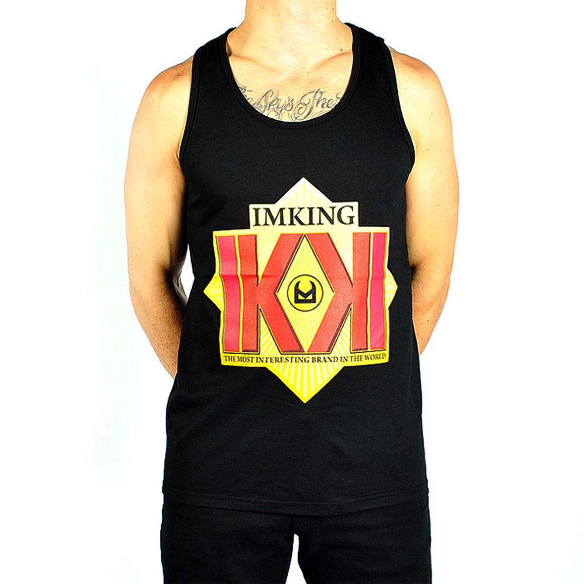 IMKING Stay Thirsty Men's Tank Shirts-IK13SP523T IMKING Stay Thirsty Men's Tank Shirts-IK13SP523T