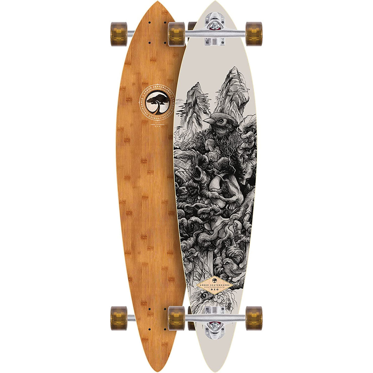 Arbor Fish Bamboo 2016 Complete Longboards-FI39B6C Arbor Fish Bamboo 2016 Complete Longboards-FI39B6C
