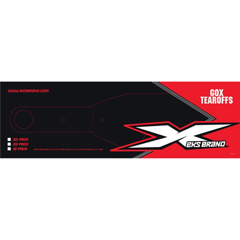 EKS GOX Laminated 28-Pack Tear-Offs Goggle Accessories-067-40510 EKS GOX Laminated 28-Pack Tear-Offs Goggle Accessories-067-40510