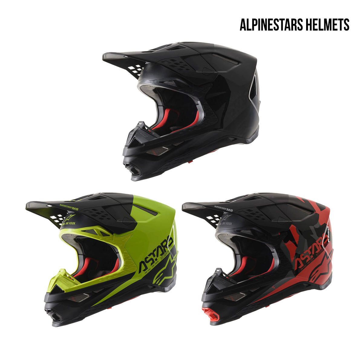 Alpinestars Supertech M8 Echo MIPS Adult Off-Road Helmets Alpinestars Supertech M8 Echo MIPS Adult Off-Road Helmets