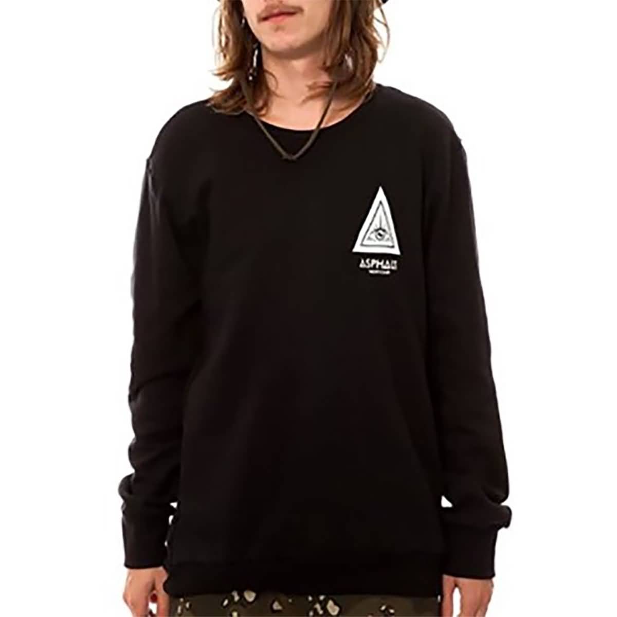 Asphalt Yacht Club Triangle Crewneck Men's Sweater Sweatshirts-AYC1510101 Asphalt Yacht Club Triangle Crewneck Men's Sweater Sweatshirts-AYC1510101