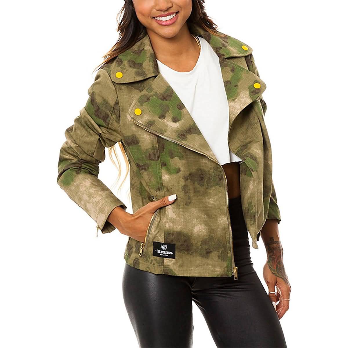 Crooks & Castles Les Voleurs Women's Jackets-CL1370300