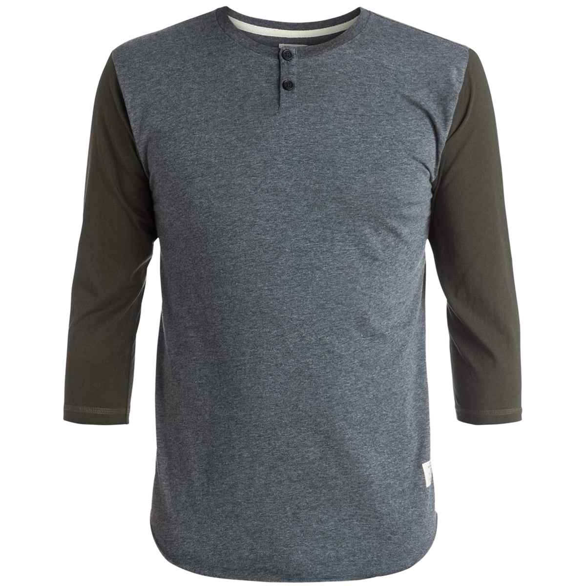 DC Basic Men's 3/4-Sleeve Shirts - Heather Charcoal DC Basic Men's 3/4-Sleeve Shirts - Heather Charcoal