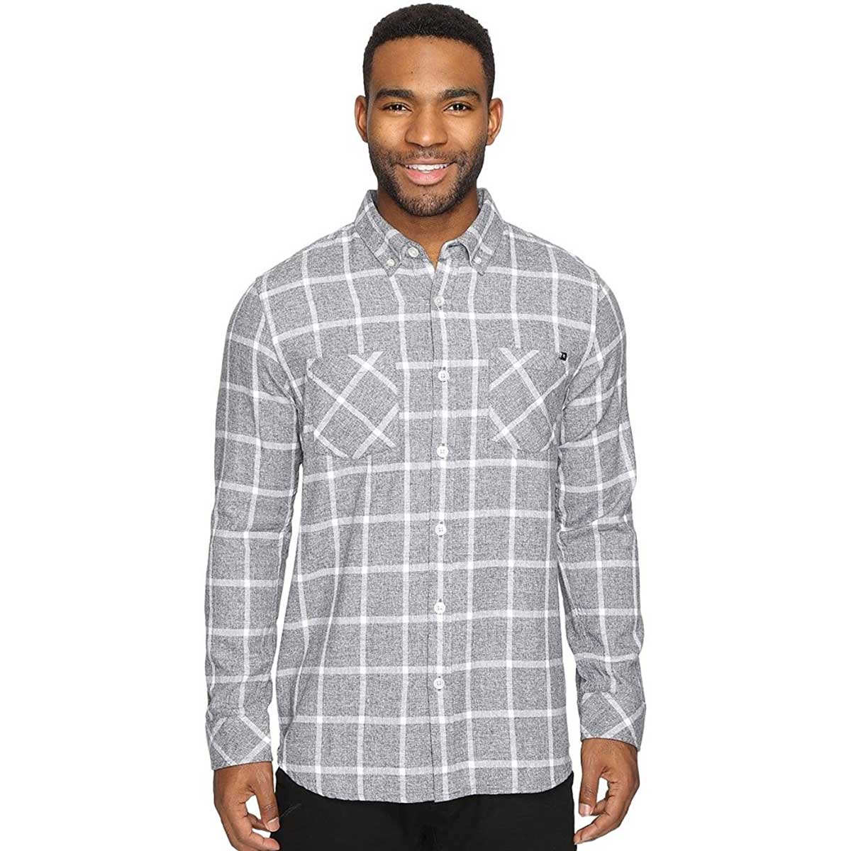 Rip Curl Gridlock Men's Button Up Long-Sleeve Shirts-CSHJS8 Rip Curl Gridlock Men's Button Up Long-Sleeve Shirts-CSHJS8