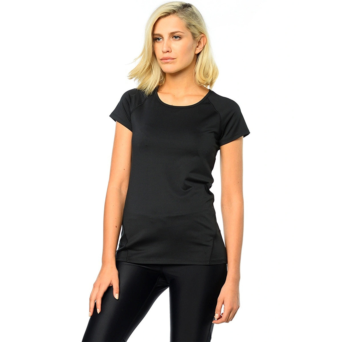 Roxy Tri Me Women's Short-Sleeve Shirts - True Black Roxy Tri Me Women's Short-Sleeve Shirts - True Black