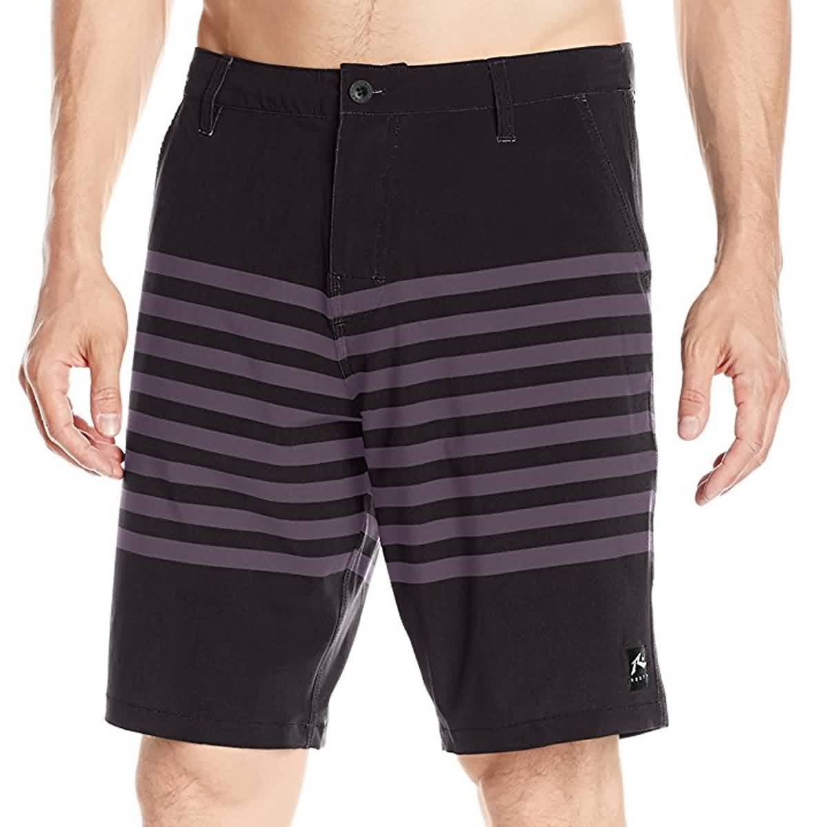 Rusty Dimension Men's Hybrid Shorts - Black Rusty Dimension Men's Hybrid Shorts - Black