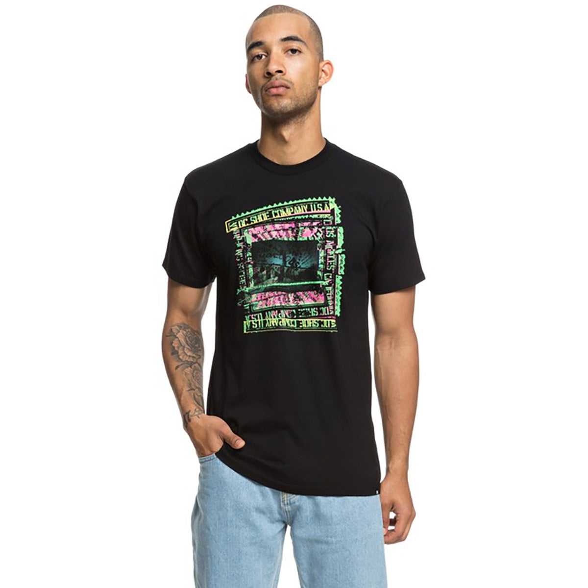 DC Crew Slauson Men's Short-Sleeve Shirts - Black DC Crew Slauson Men's Short-Sleeve Shirts - Black