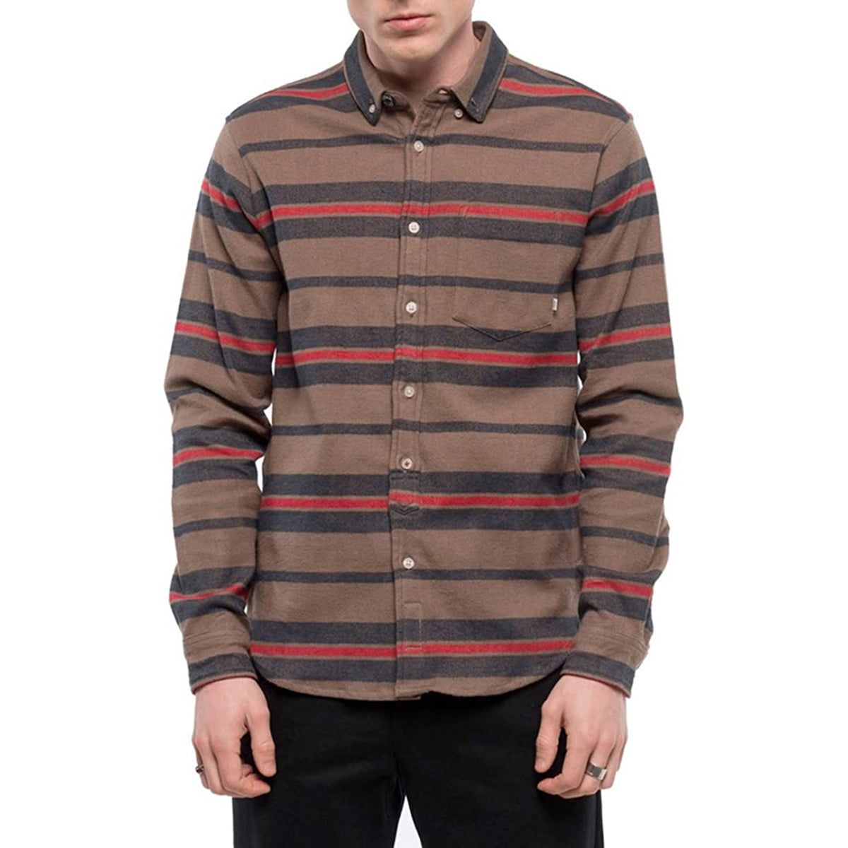 Element Pollock Men's Button-Up Long-Sleeve Shirts-M509GPOL Element Pollock Men's Button-Up Long-Sleeve Shirts-M509GPOL