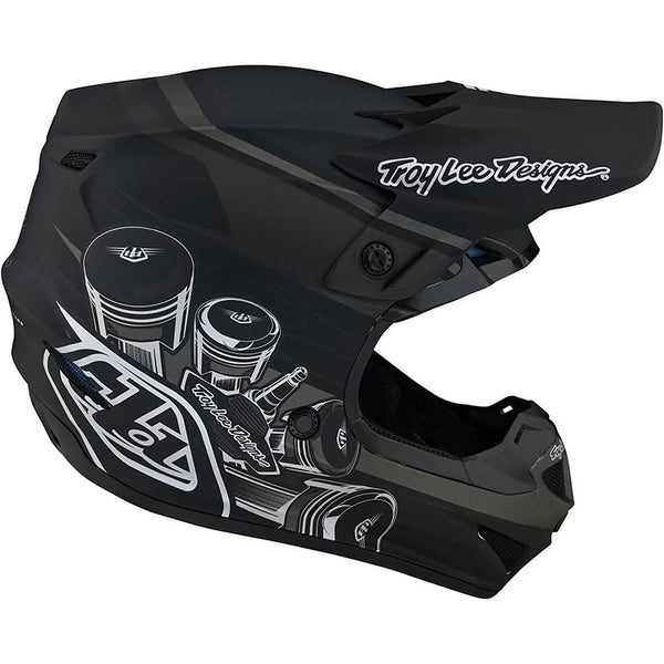 Troy Lee Designs SE4 Polyacrylite Midnight Skooly MIPS Adult Off-Road –